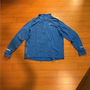 Nike Men's Performance Blue Quarter-Zip Jacket